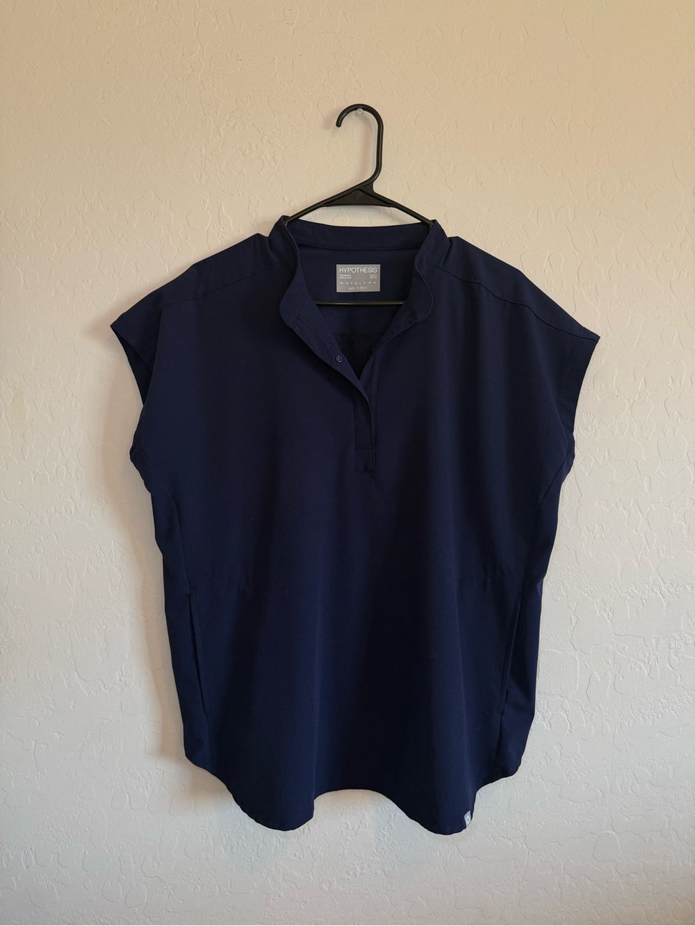 Women’s Navy Blue Scrub Top - Size: M